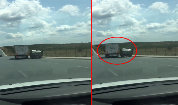 Trafikte tartıştığı araca çarpıp kaçtı: O anlar kamerada