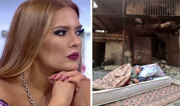 Yangında evi kül olan Fatma teyzeye söz vermişti: Demet Akalın o evin son halini paylaştı