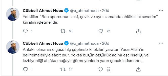 Cüppeli Ahmet, milli voleybolcu Ebrar Karakurt'u hedef aldı: Başımıza ne işler açacak