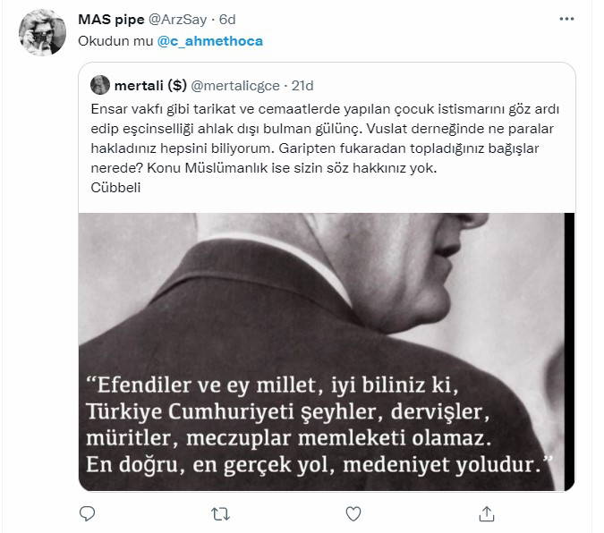 Lezbiyenleri hedef gösteren Cüppeli Ahmet'e sert yanıt: Hoca! Şimdi kapat o çeneni