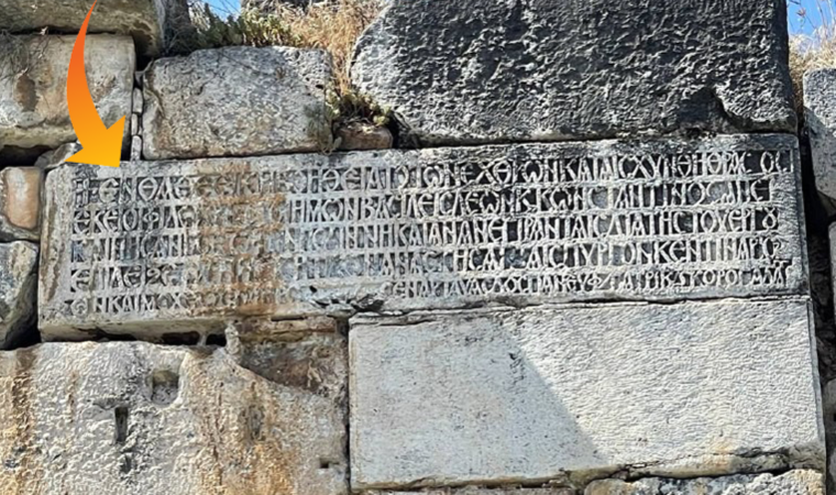 İznik'te 2 bin yıllık surlara işlenmiş kitabenin sırrı çözüldü