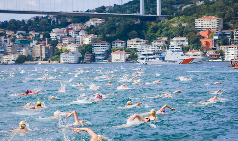 33. Samsung Boğaziçi Kıtalararası Yüzme Yarışı, bugün gerçekleştirildi