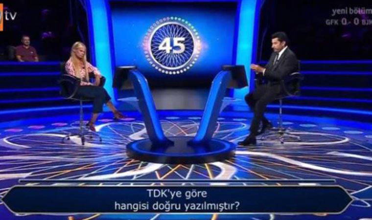 'Kim Milyoner Olmak İster'de yarışmacının elendiği soru sosyal medyada gündem oldu
