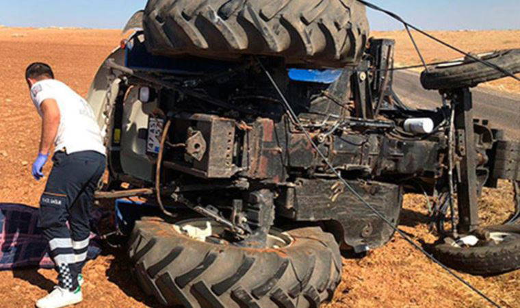 Tekirdağ'da traktörün devrilmesi sonucu sürücü öldü