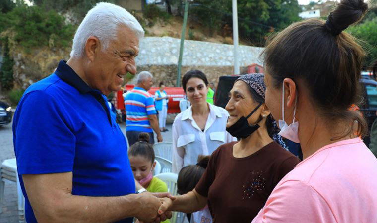 Başkan Gürün: Yangın bölgesinde küçükbaş hayvan, arı kovanı ve fidan dağıtacağız