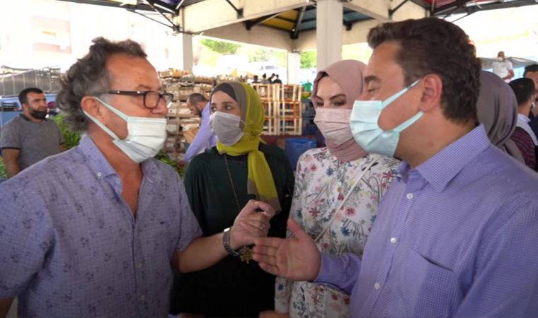 Babacan pazar esnafıyla buluştu: Bugün seçim olsa bitti artık