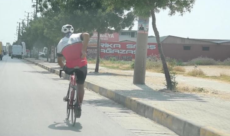 Engelli gencin tehlikeli yolculuğu