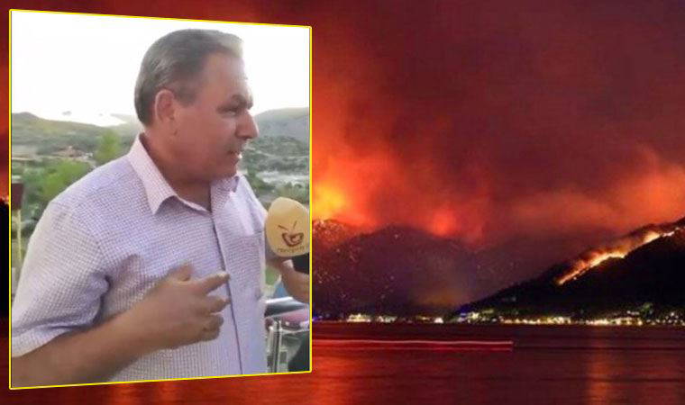 Orman yangınlarıyla ilgili açıklama yapan AKP'li başkandan skandal özür