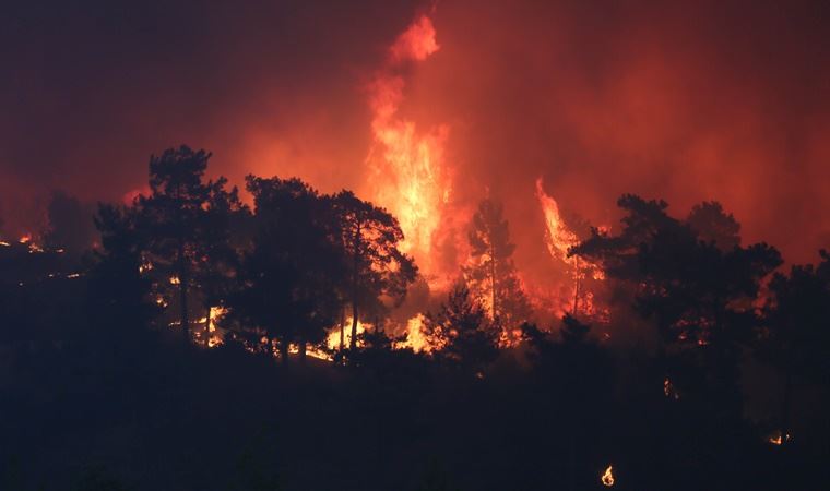 Orman yangınlarıyla mücadelede 7.gün: 5 ilde yangınlar devam ediyor