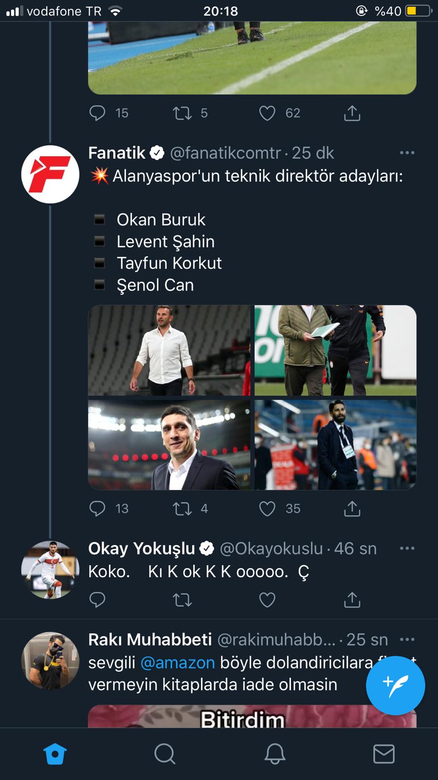 Milli oyuncu Okay Yokuşlu'nun sosyal medyada attığı tweet dikkat çekti