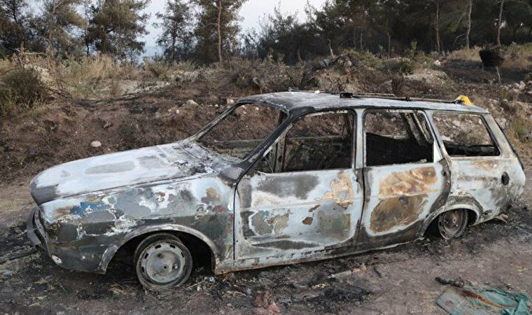 Otomobilde çıkan yangın ormana sıçradı, 3 hektar alan küle döndü
