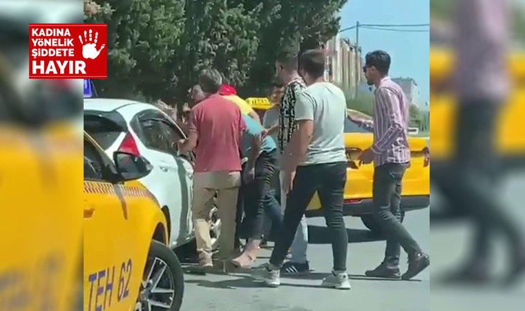 Taksicilerden kadın sürücü adayına sözlü saldırı