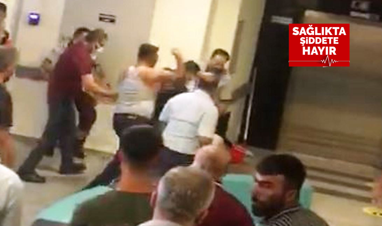 Hastanede güvenlikçiler ile yurttaşların maske kavgası! 9 hastane çalışanı yaralandı