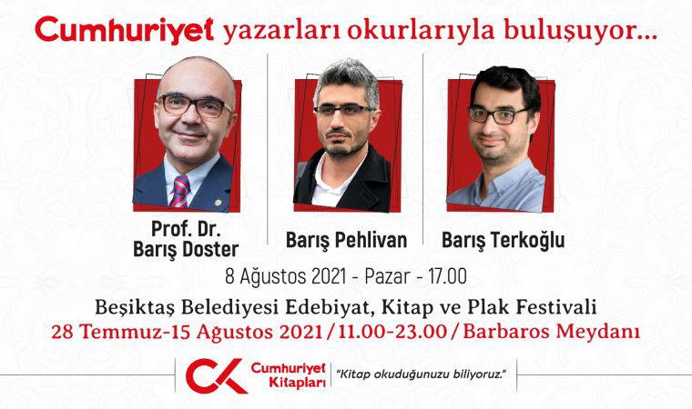 Yazarlarımız Barış Doster, Barış Terkoğlu ve Barış Pehlivan bugün okuyucularla buluşuyor