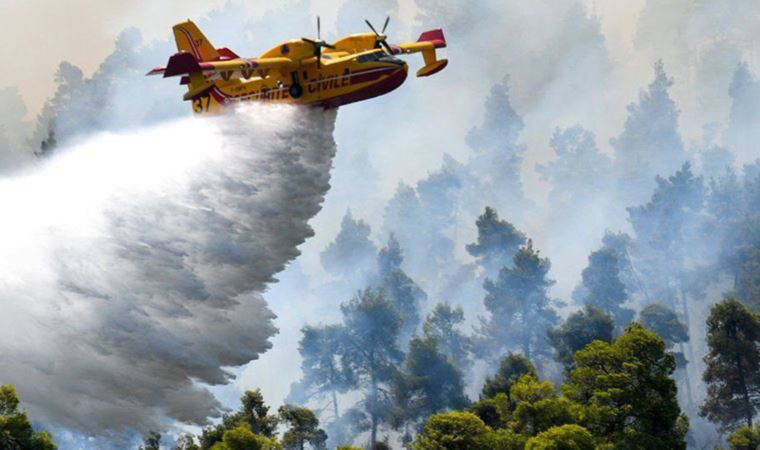 Yunanistan'da yangınlar: 2 binden fazla kişi Evia Adası'ndan güvenli bölgelere sevk edildi