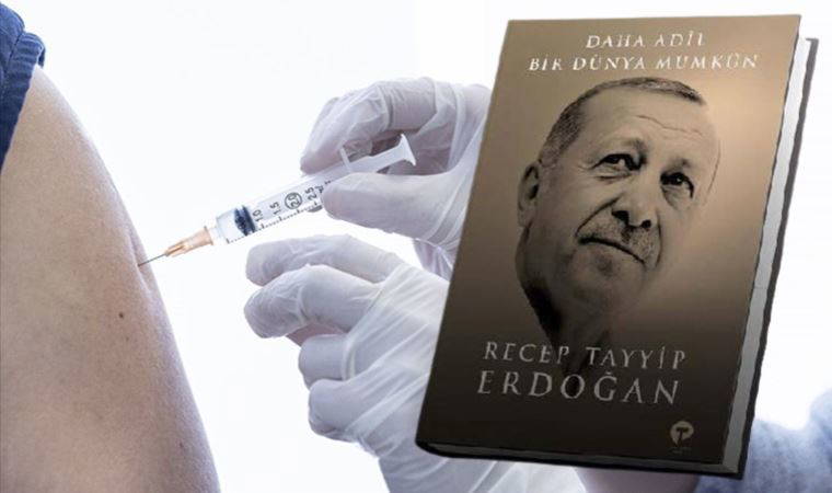 AKP'den 'kampanya': Aşı olup partiye başvurana Erdoğan'ın kitabı hediye