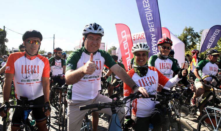 UNESCO Yolu'nda 7'nci Bisiklet Turu Başladı