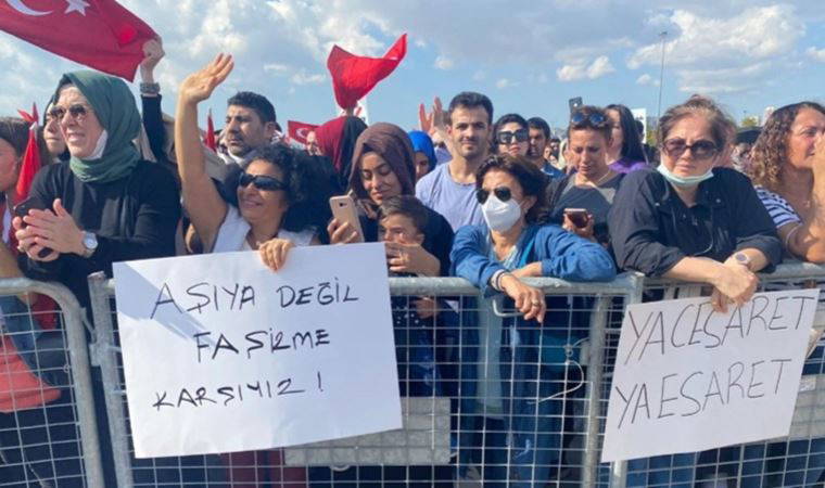 AKP mitingi Gezi'ye bağladı: 