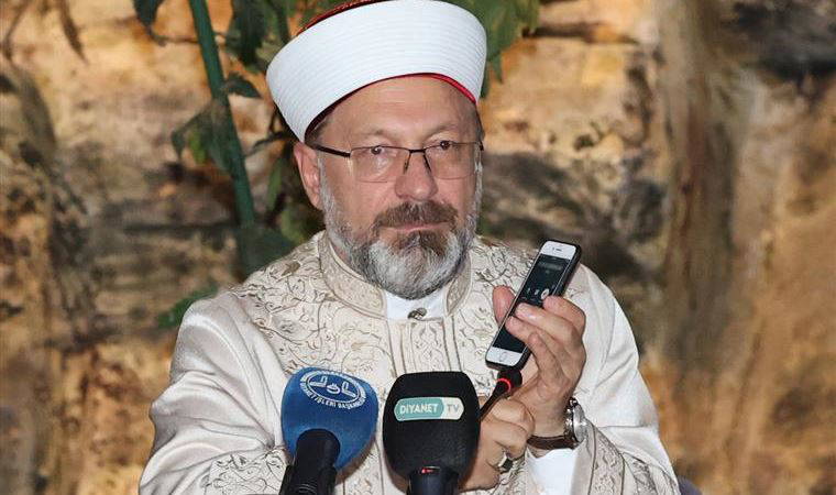 Erdoğan'dan Ali Erbaş'a destek telefonu: İnanıyorum ki duruşunuz fırsat vermeyecek