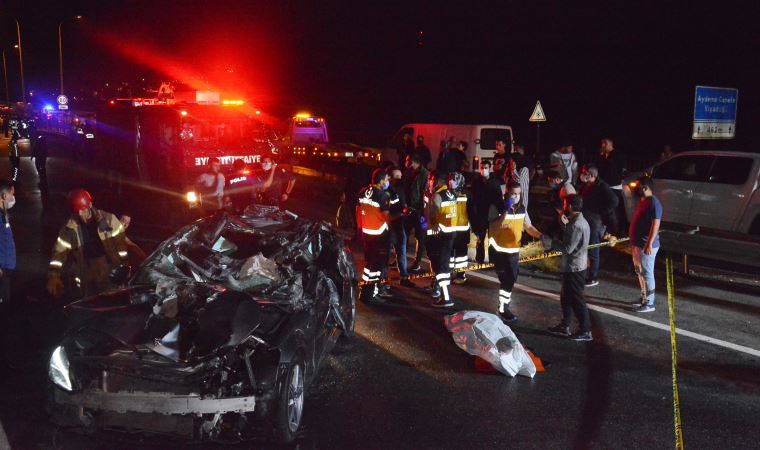 Beykoz'da lastiği patlayan otomobil kazaya neden oldu: 3 ölü, 3 yaralı