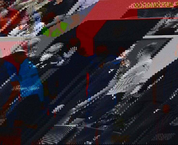 Maurizio Sarri ile Fatih Terim'in diyaloğu dikkat çekti