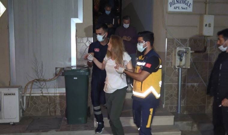 Mutfakta hırsızlık şüphelisi ile karşılaşan kadın dövülüp, bıçaklandı