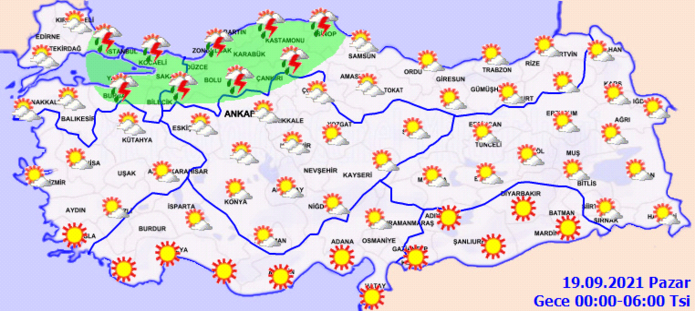 Meteoroloji'den 3 bölgeye önemli uyarı (Bugün hava durumu nasıl olacak?)