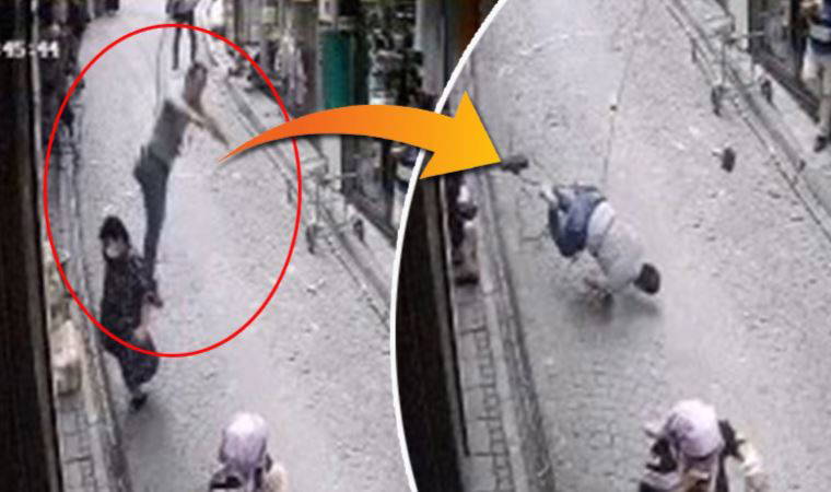 Montajını yaptığı klimayla düştü; Yaşlı kadın son anda kurtuldu