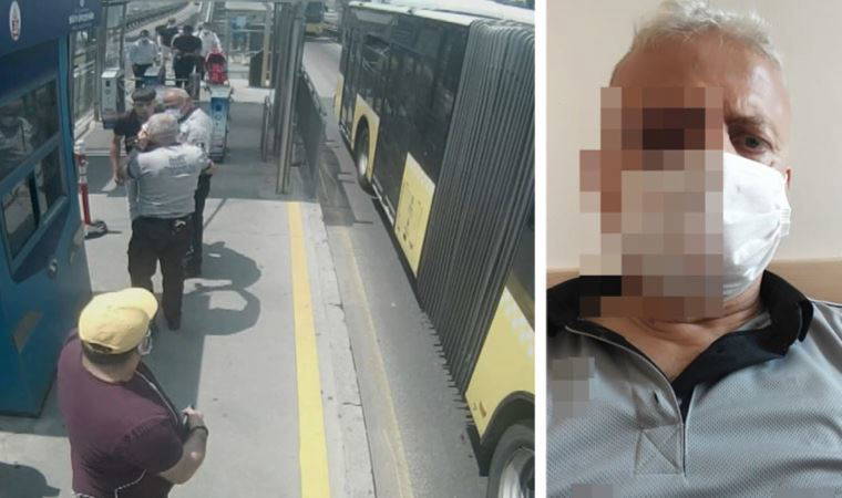 Metrobüste kör eden kavga