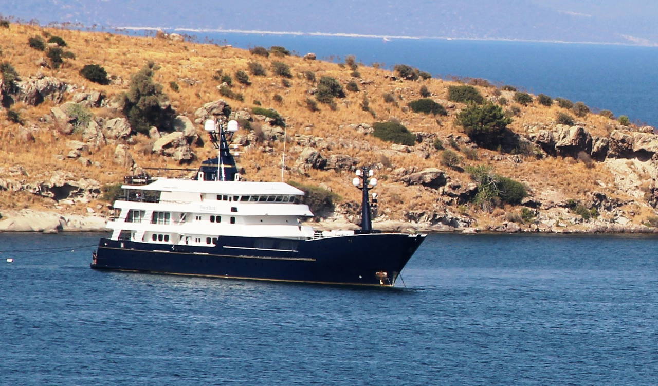 400 milyon dolarlık yatıyla 90 gündür Bodrum'da