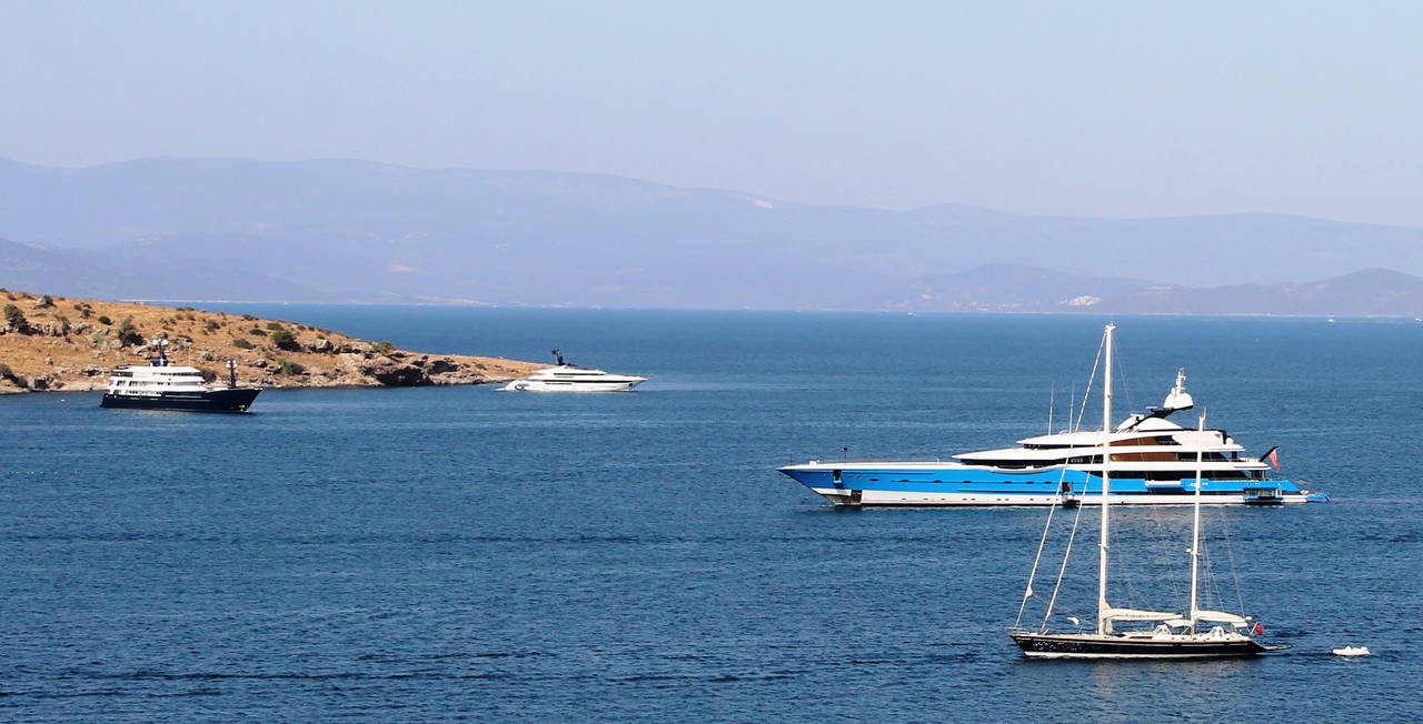 400 milyon dolarlık yatıyla 90 gündür Bodrum'da