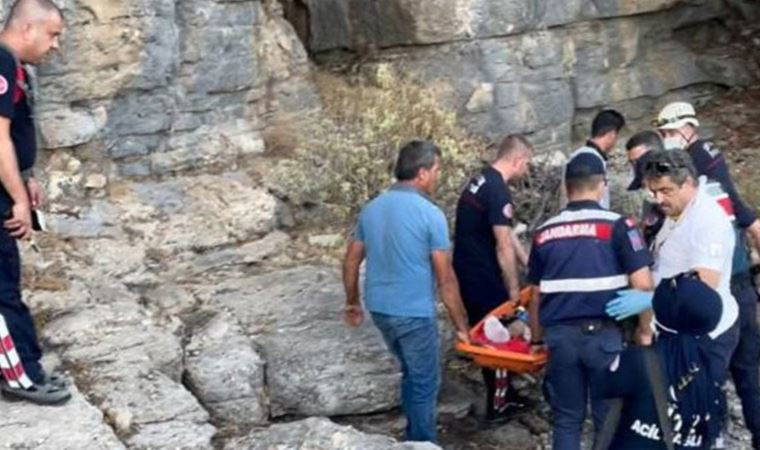 Gelin-damat fotoğrafı çekerken 30 metreden düştü