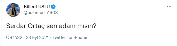 Serdar Ortaç'a Beşiktaş'la ilgili sözlerinin ardından tepki yağdı
