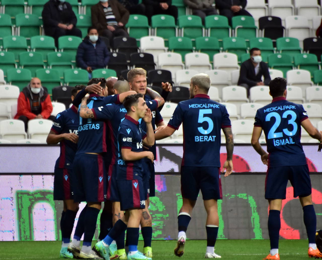 Trabzonspor, Konyaspor karşısında rekor kırdı