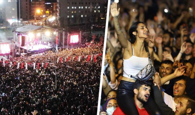 Bağcılar'da 20 bin kişilik konser: Maske ve mesafe unutuldu
