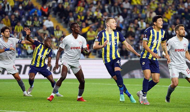 Ülker Stadı'nda kazanan Olympiakos oluyor! Fenerbahçe 0-3 Olympiakos