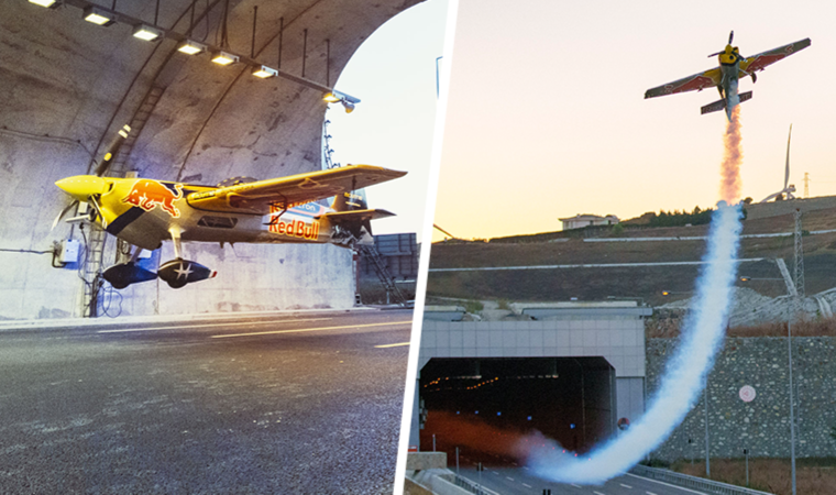 Red Bull sporcusu Dario Costa'nın tünel geçişi Guinness Rekorlar Kitabı’na girdi