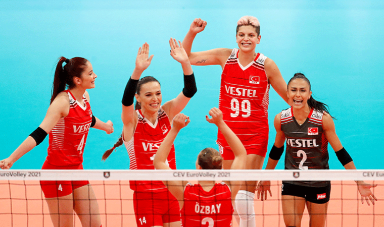 A Milli Kadın Voleybol Takımımız, Hollanda'yı devirerek üçüncü oldu