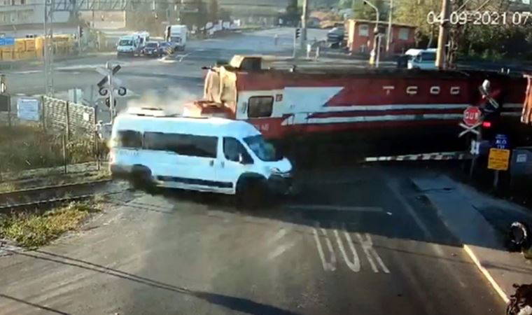 Tekirdağ'da trenin çarptığı servis sürücüsünün ifadesi ortaya çıktı