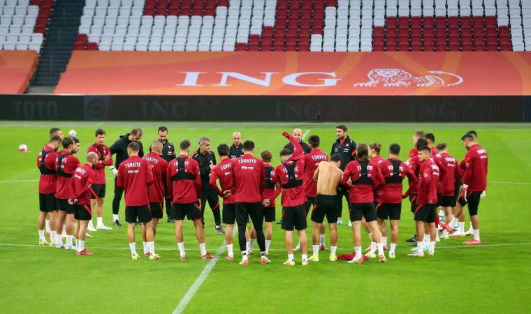 A Milli Futbol Takımı Hollanda maçına hazır, futbolcular iddialı