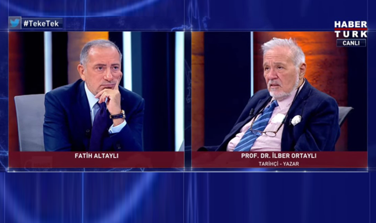 Fatih Altaylı'nın 'cevap vermezsin' dediği soruya Ortaylı'dan yanıt