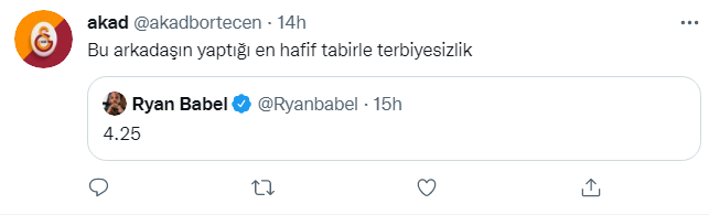 Galatasaraylı Ryan Babel'den dikkat çeken Twitter paylaşımı