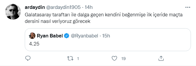 Galatasaraylı Ryan Babel'den dikkat çeken Twitter paylaşımı