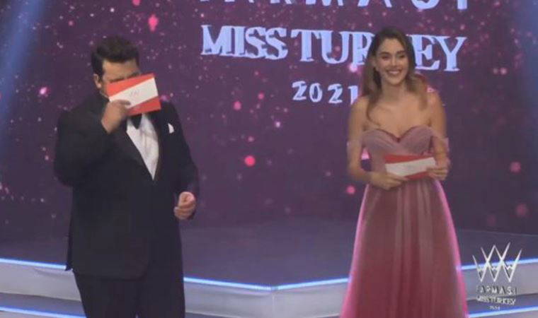 Miss Turkey 2021 yarışmasında dikkat çeken diyalog