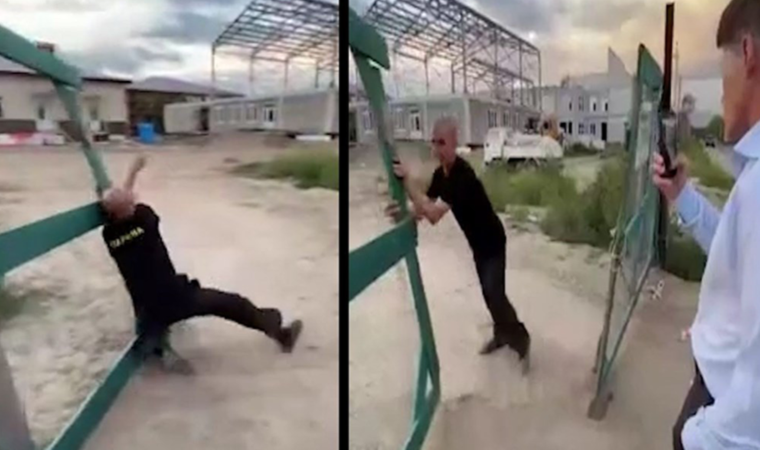 Rusya'da okul inşaatına giden valiyi sarhoş bekçi karşıladı