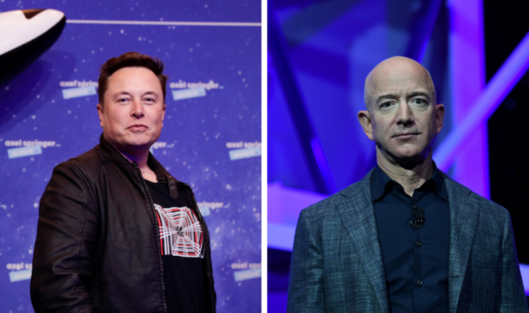 Elon Musk, Jeff Bezos'u tiye aldı: 