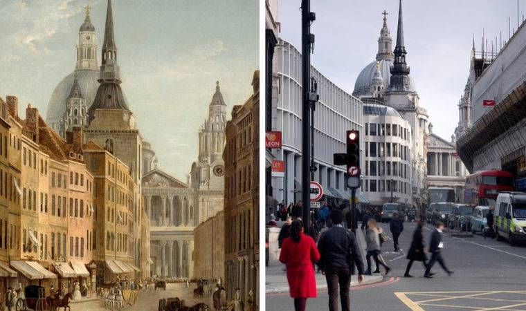 Londra'nın geçmişi ve bugünü dijital olarak sergileniyor