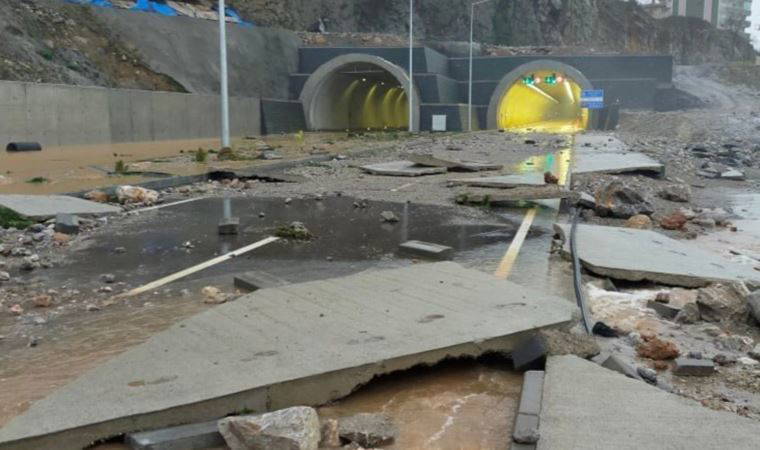 Erdoğan 9 gün sonra açılışını yapacaktı... Yol harabeye döndü