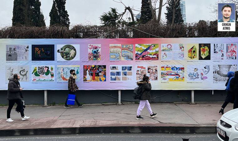 Şişli sokaklarında açık hava sergisi