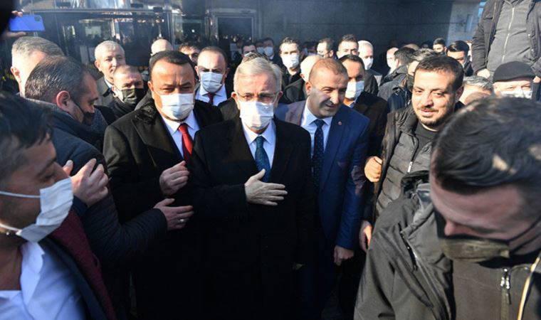 Özel halk otobüsü esnafından Mansur Yavaş’a davullu zurnalı ziyaret